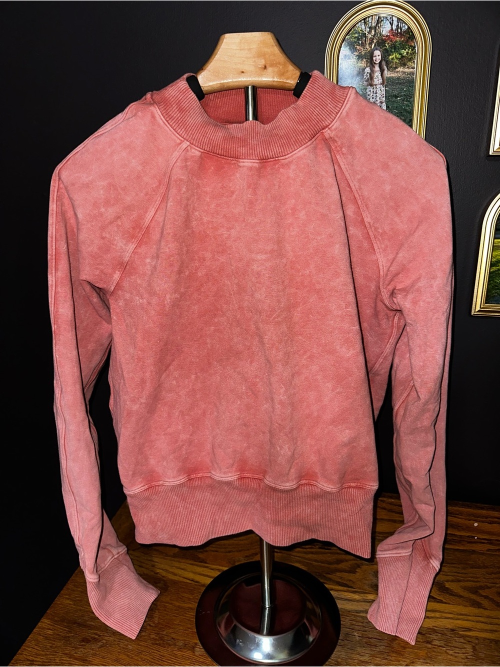 lululemon athletica Vintage Wash Pink Crewneck Sweatshirt